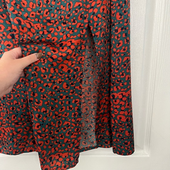 Nasty Gal Animal Print Midi Slip Skirt - Picture 3 of 5